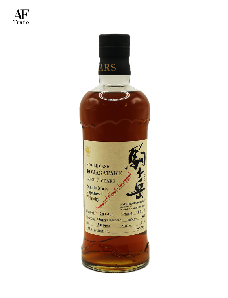 【FATHER'S  DAY AUCTION】Mars Single Cask Komagatake 7 Years Shery Hogshead #1841 Alc 59% 700ml #007