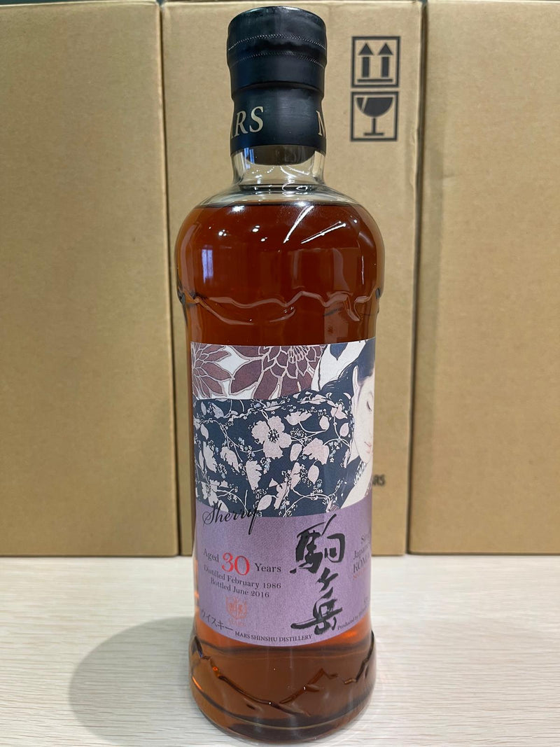 Single Malt Komagatake 1986 AGED 30 YEARS Sherry Cask Natural Cask Strength