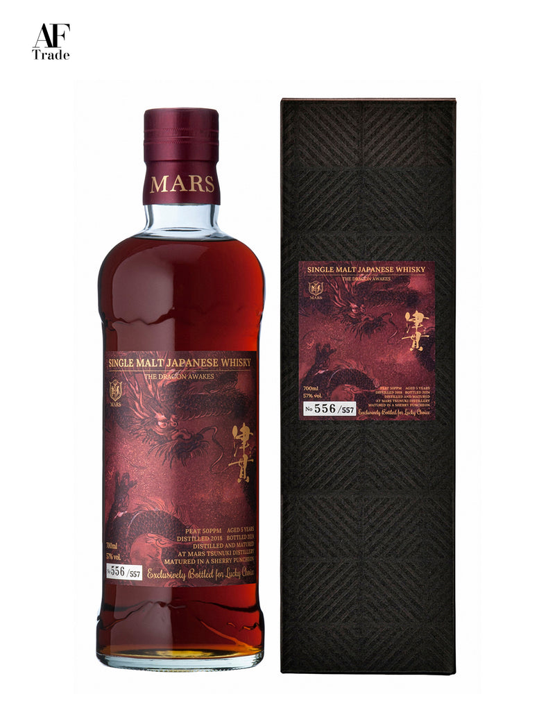 MARS WHISKY Single Malt Japanese Whisky Tsunuki #T1010 5 Years - Dragons Awakes - for Lucky Choice