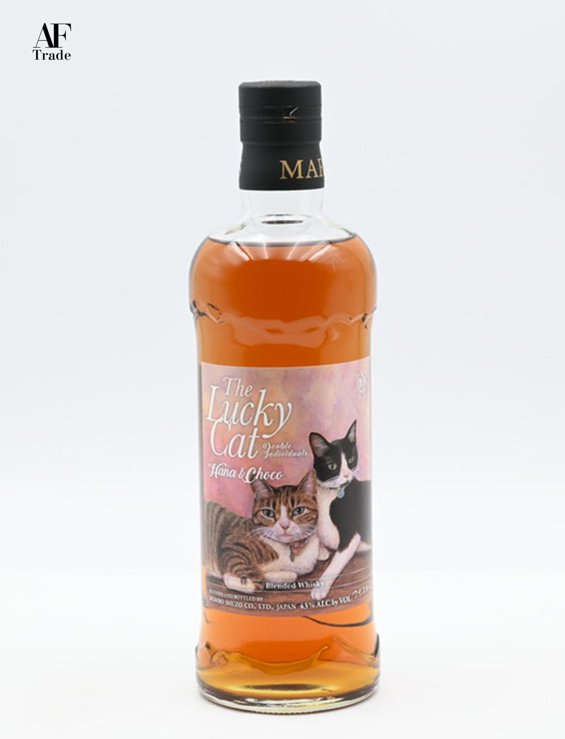 Mars Whisky The Lucky Cat Double Individuals Hana & Choco Alc 43%  700ml