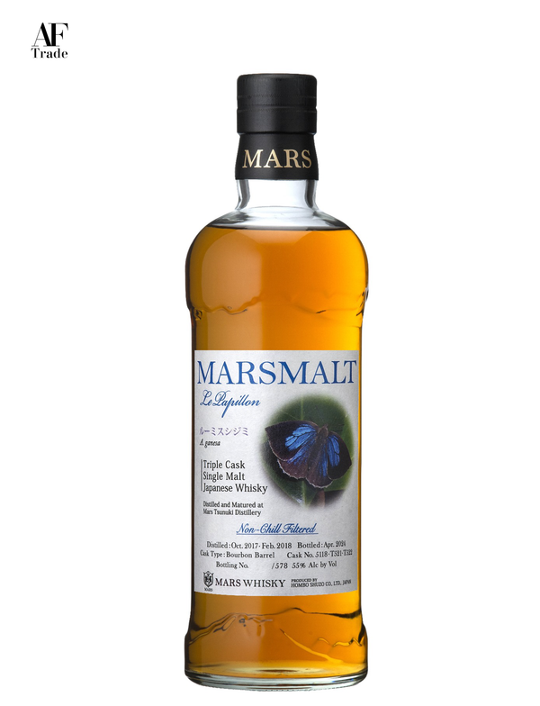 Mars Malt Le Papillon Luomis Shijimi Triple Cask Japanese Whisky Alc 55% 700ml