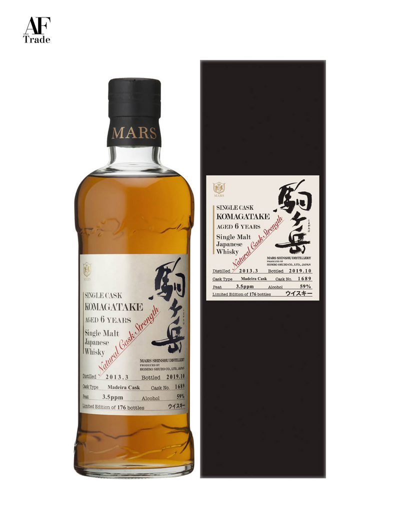 Mars Single Cask Komagatake 2013 No.1689 AGED 6 YEARS