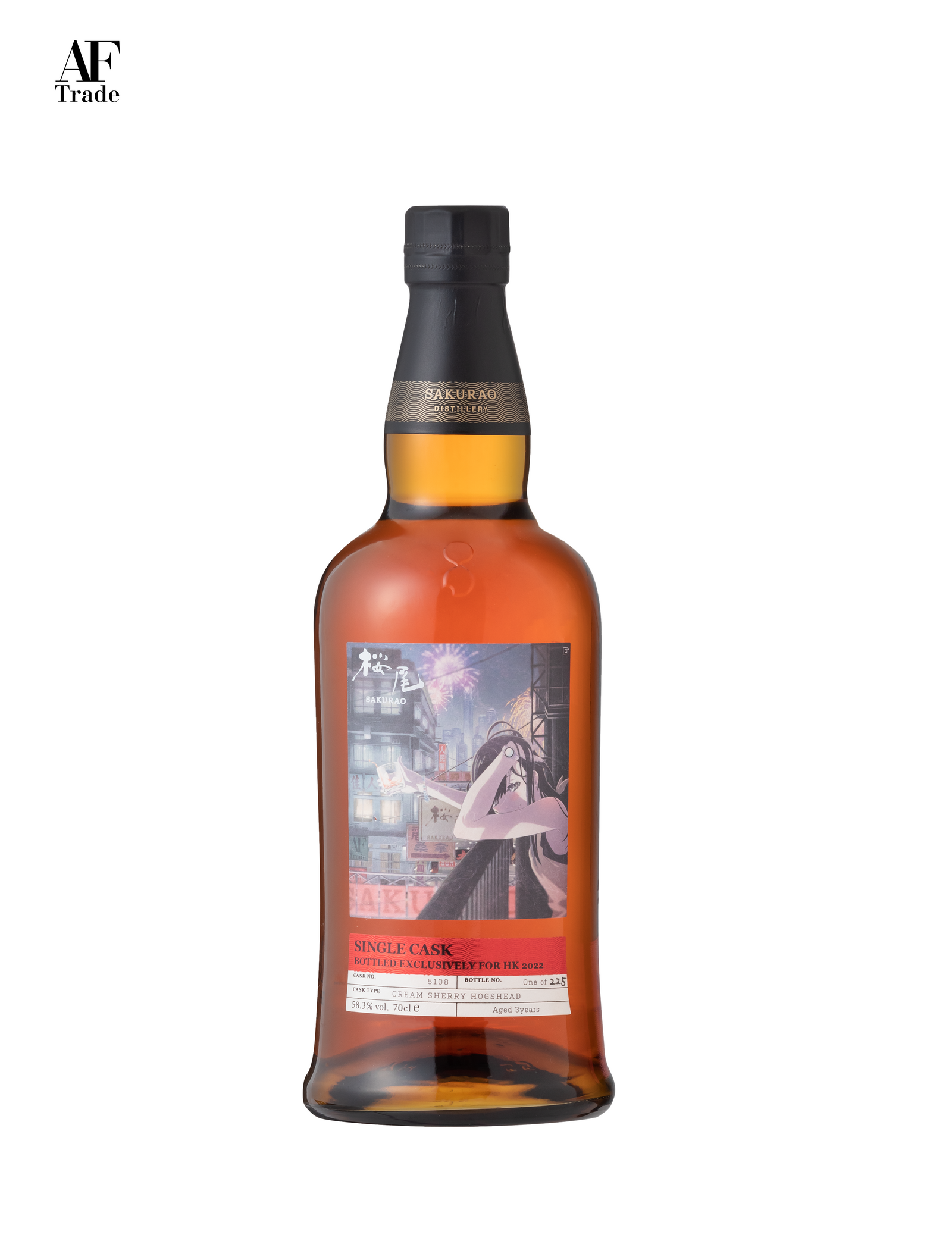 Single Malt Whisky SAKURAO SINGLE CASK #5108 Cream Sherry Hogshead for –  AFTrade-shop